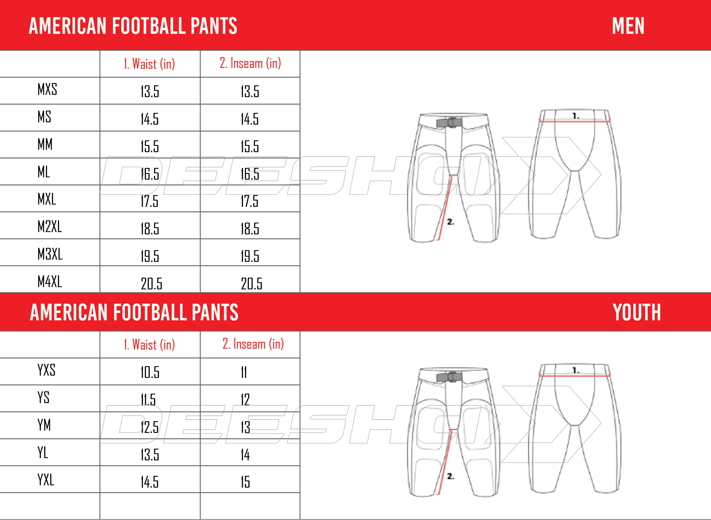 American Football Pants