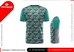 Shirts Half Sleeves Crew Neck DW-3457